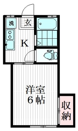 梅田ハイツの物件間取画像